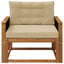 Udendørs Mellem Sofa Naturfarvet