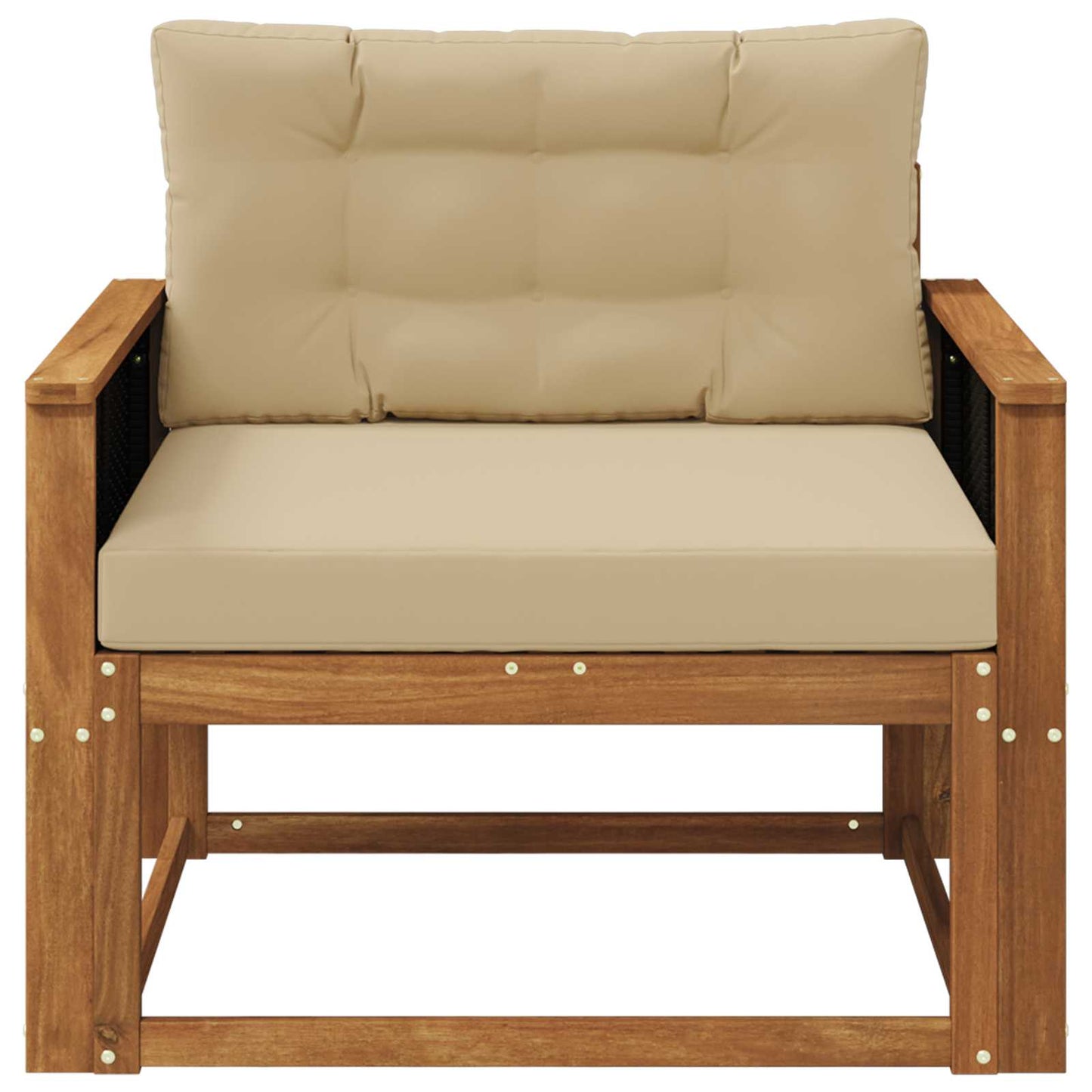Udendørs Mellem Sofa Naturfarvet