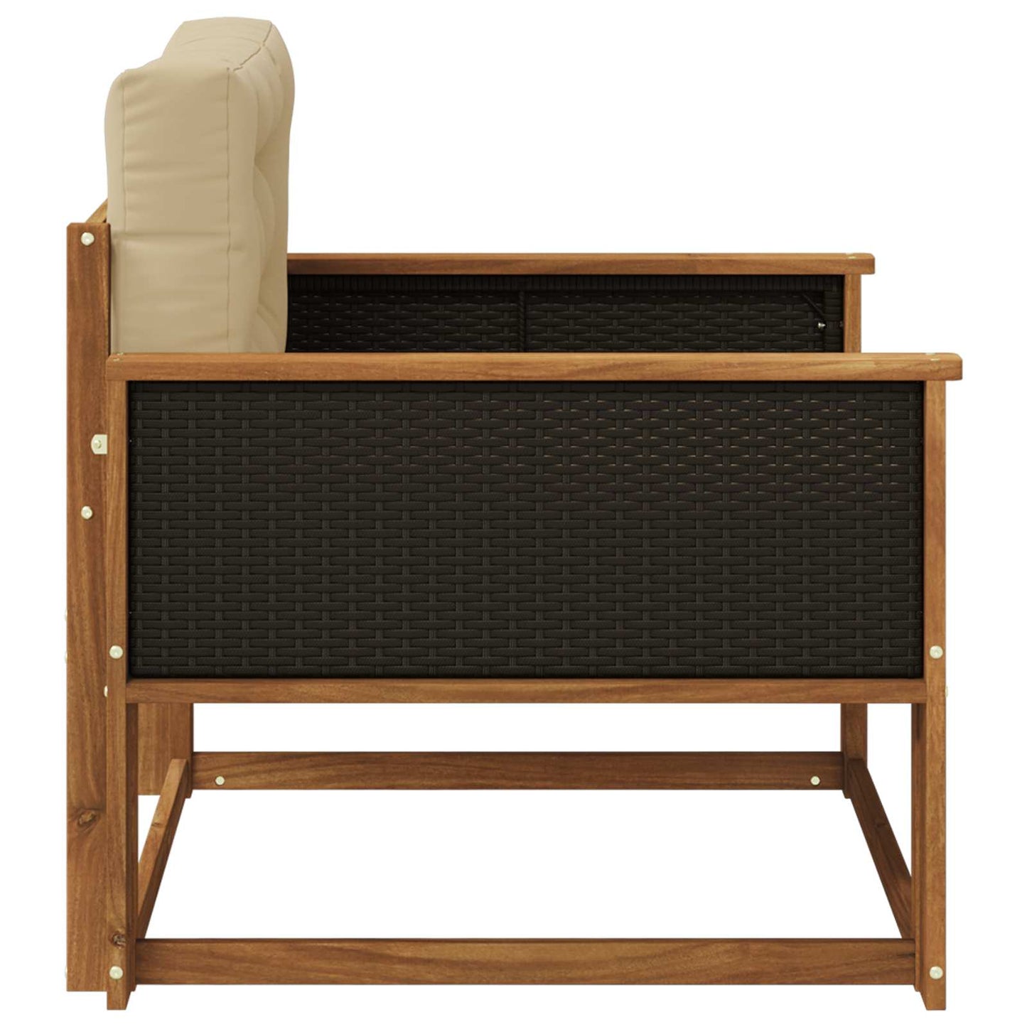 Udendørs Mellem Sofa Naturfarvet