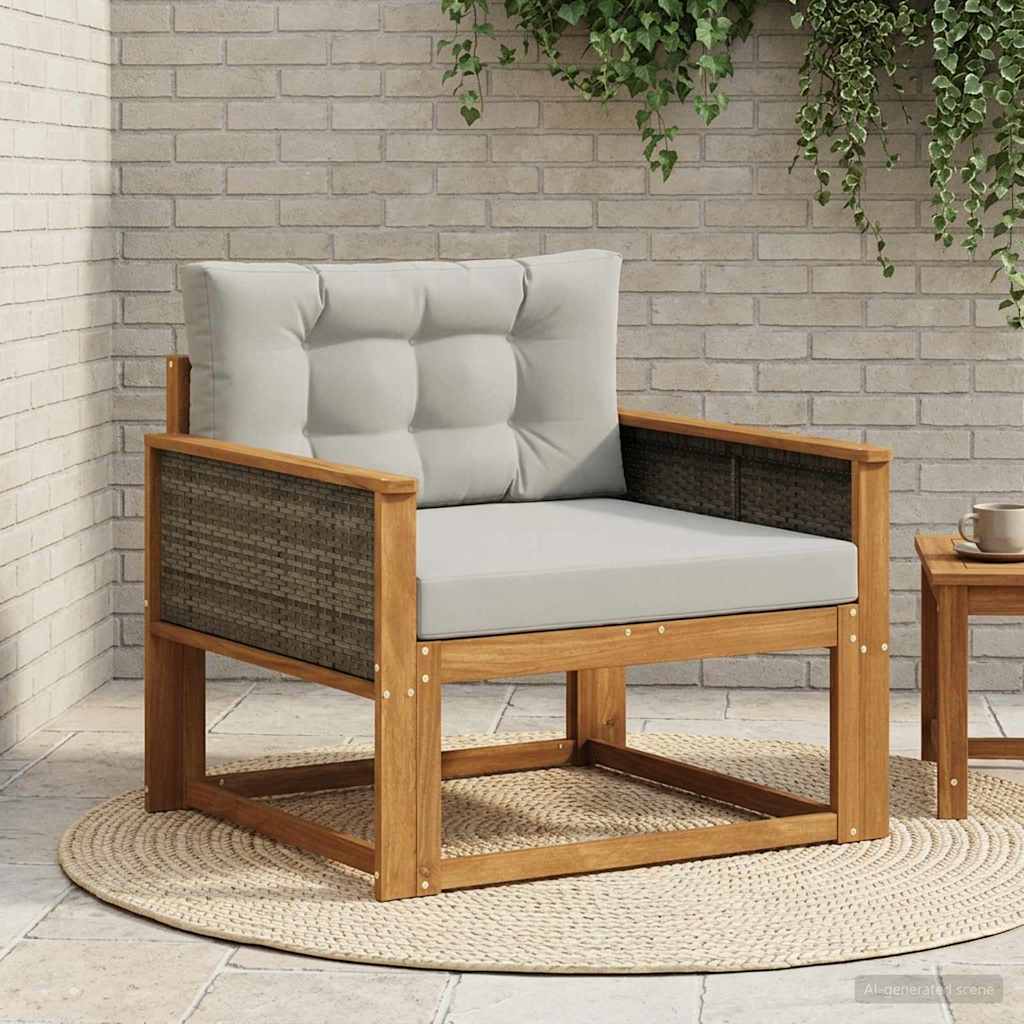 Udendørs Mellem Sofa Naturfarvet