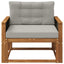 Udendørs Mellem Sofa Naturfarvet