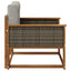 Udendørs Mellem Sofa Naturfarvet