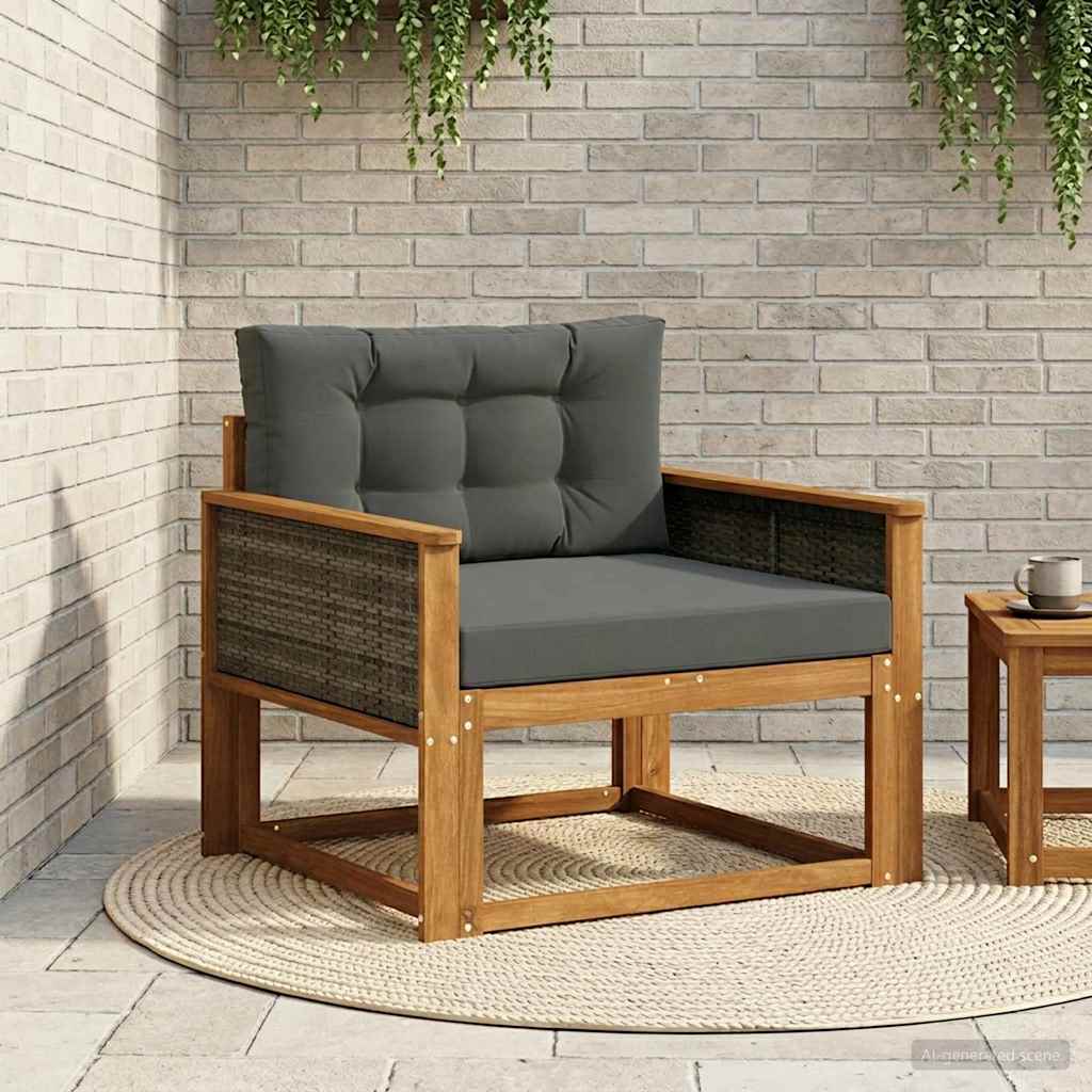 Udendørs Mellem Sofa Naturfarvet