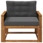 Udendørs Mellem Sofa Naturfarvet