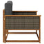 Udendørs Mellem Sofa Naturfarvet