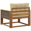 Udendørs Mellem Sofa Naturfarvet