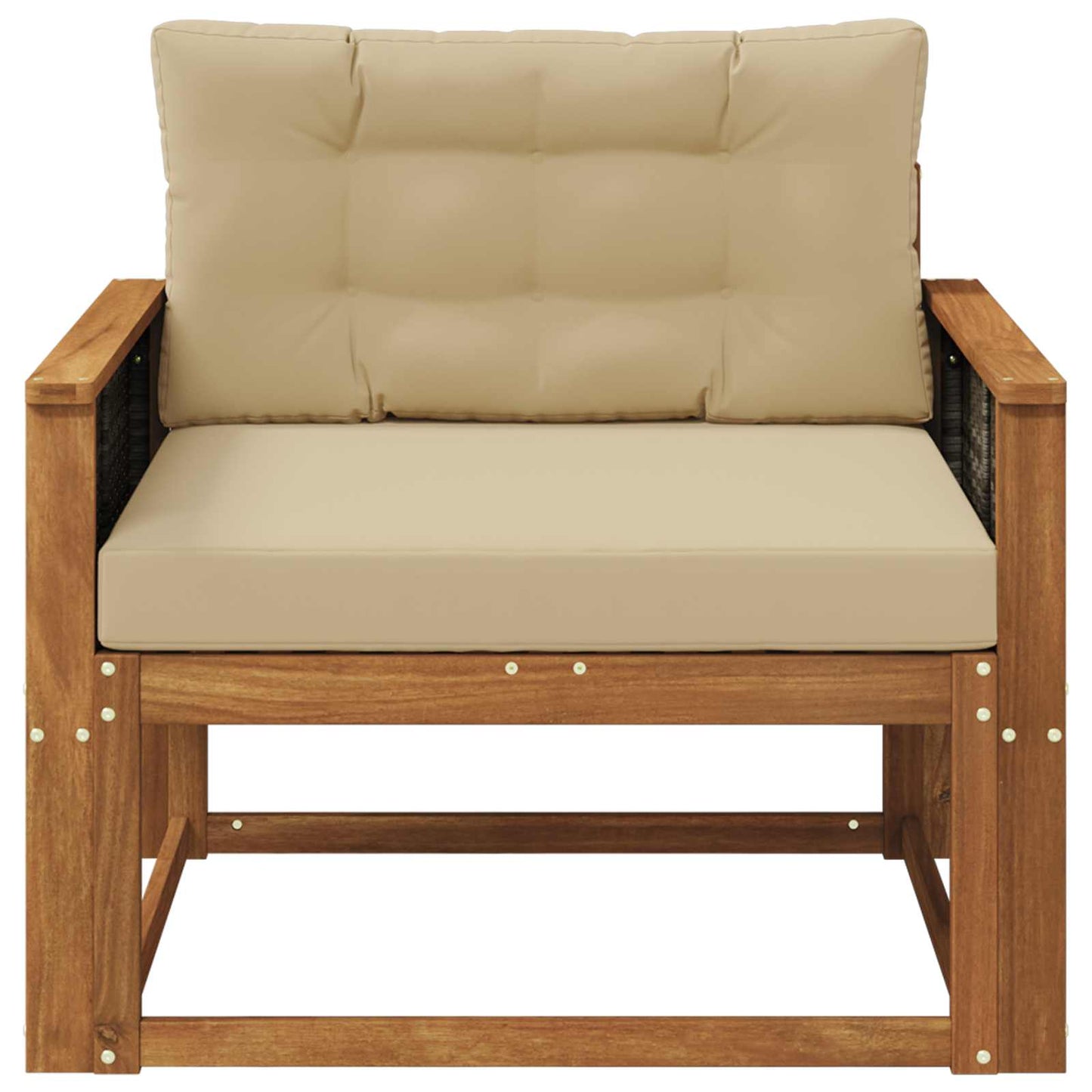 Udendørs Mellem Sofa Naturfarvet