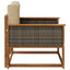 Udendørs Mellem Sofa Naturfarvet