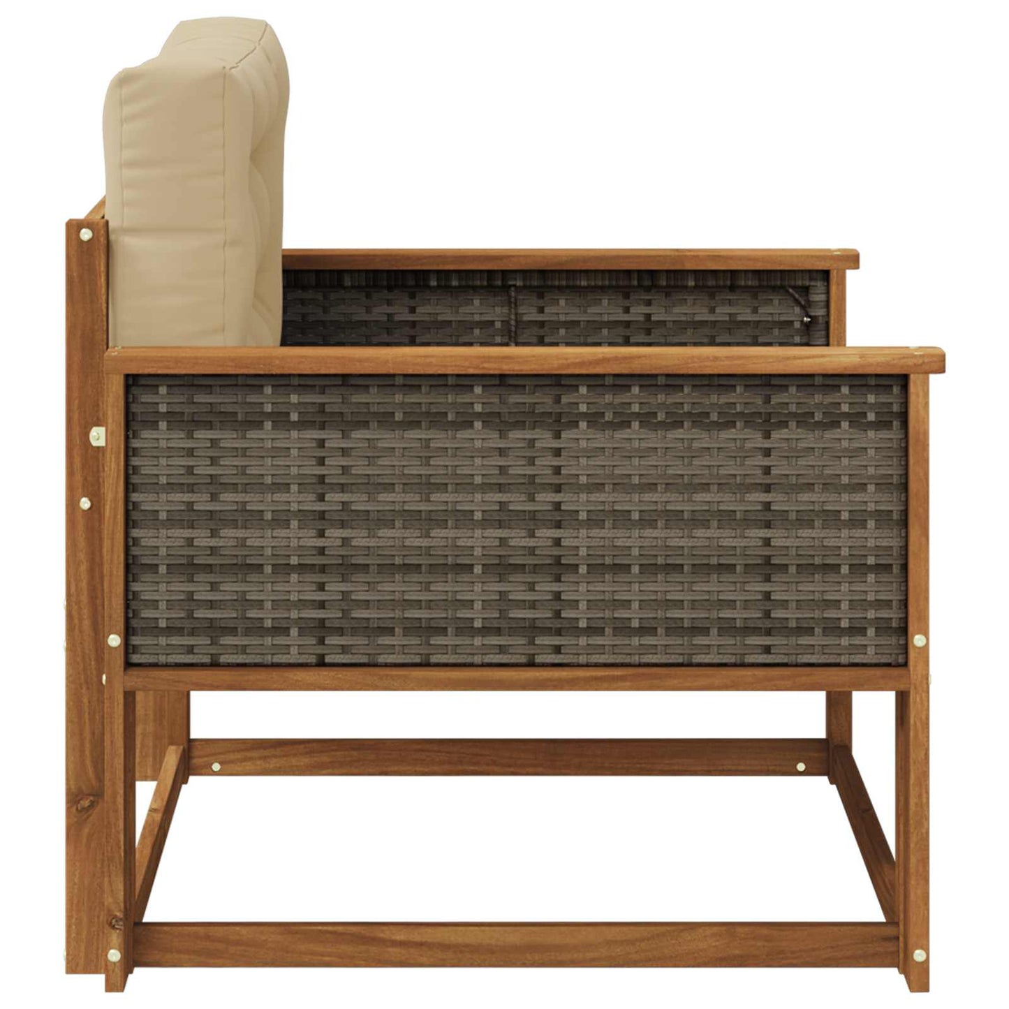 Udendørs Mellem Sofa Naturfarvet