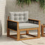 Udendørs Mellem Sofa Naturfarvet