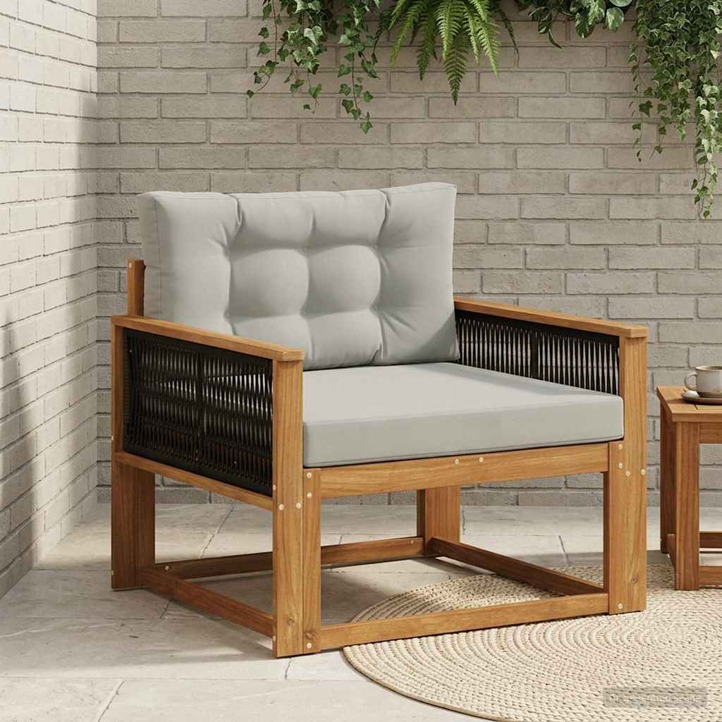 Udendørs Mellem Sofa Naturfarvet