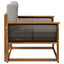 Udendørs Mellem Sofa Naturfarvet