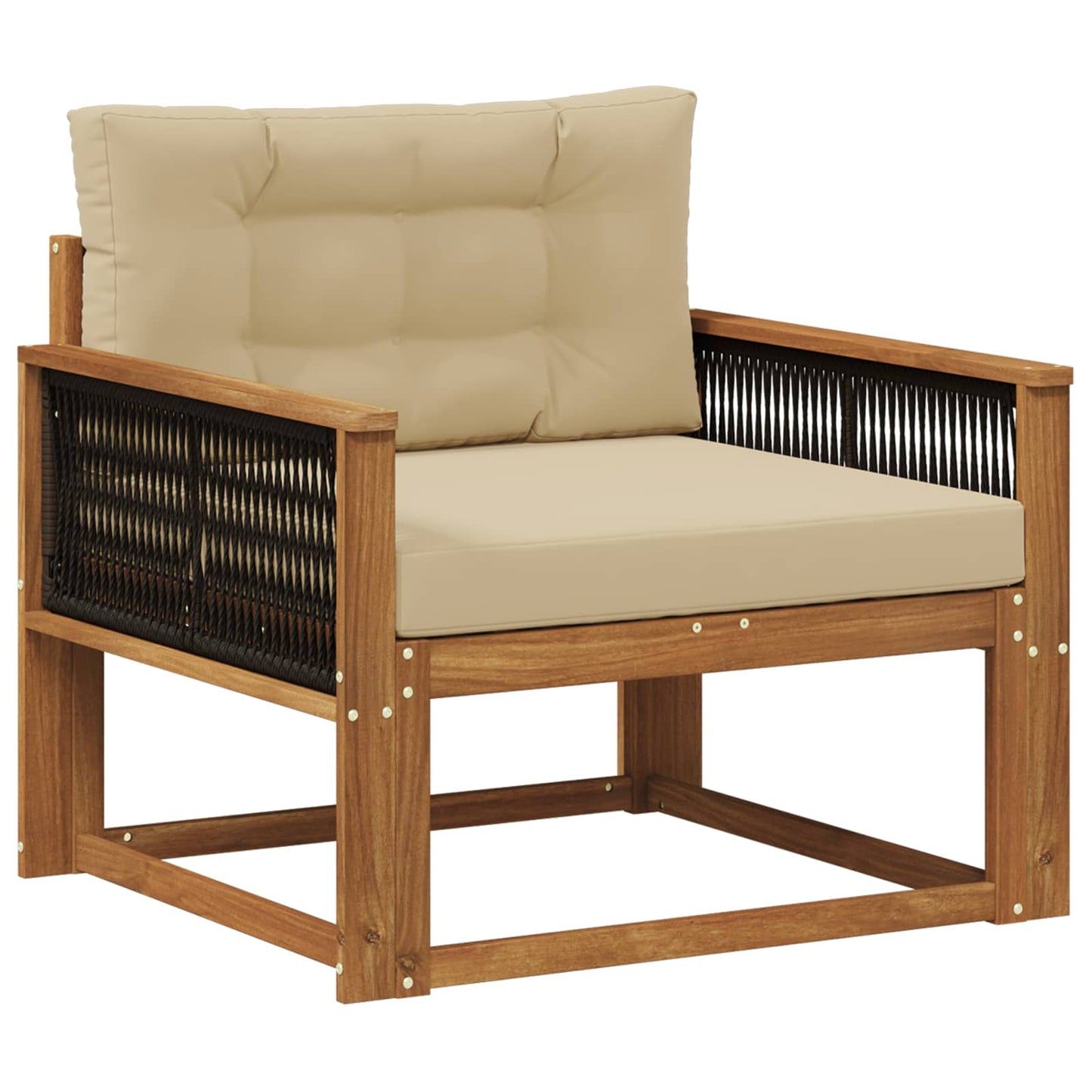 Udendørs Mellem Sofa Naturfarvet