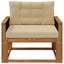 Udendørs Mellem Sofa Naturfarvet