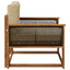 Udendørs Mellem Sofa Naturfarvet