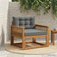 Udendørs Mellem Sofa Naturfarvet