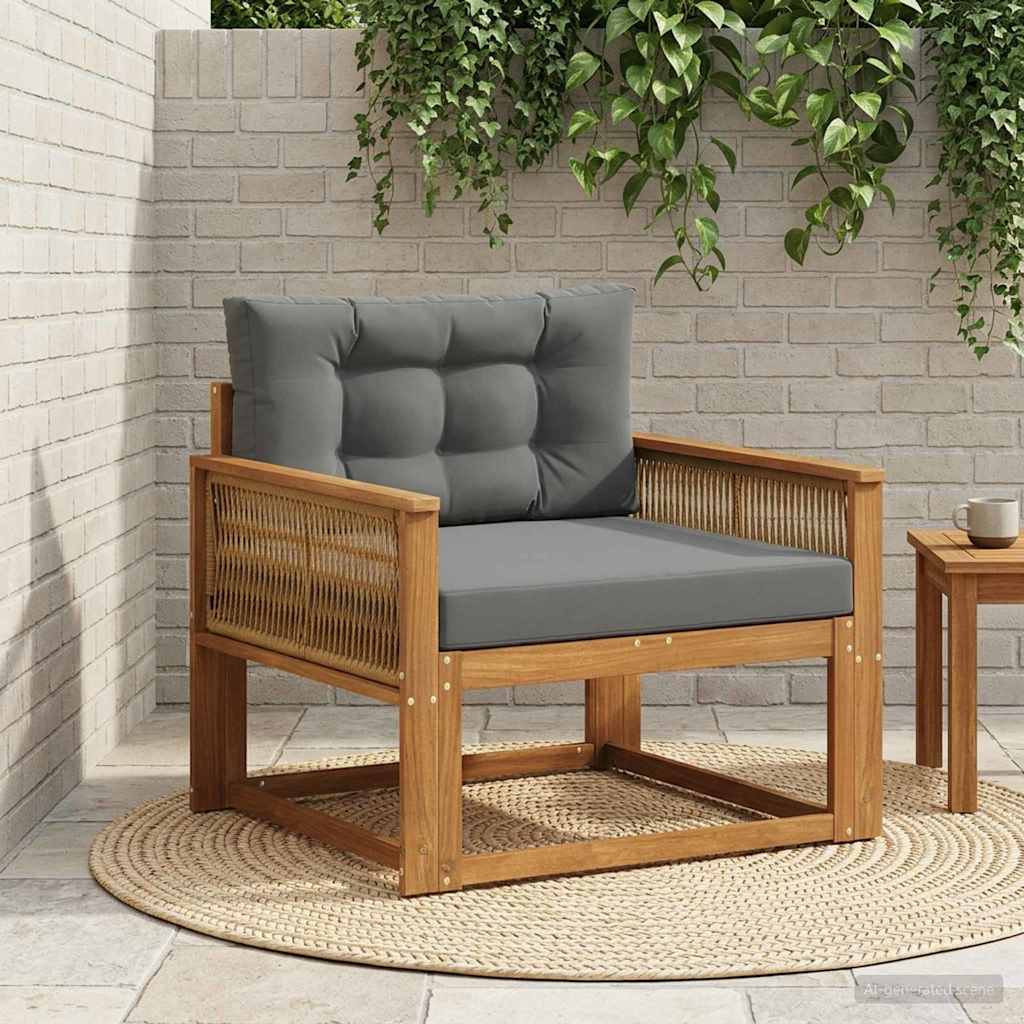 Udendørs Mellem Sofa Naturfarvet
