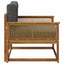 Udendørs Mellem Sofa Naturfarvet