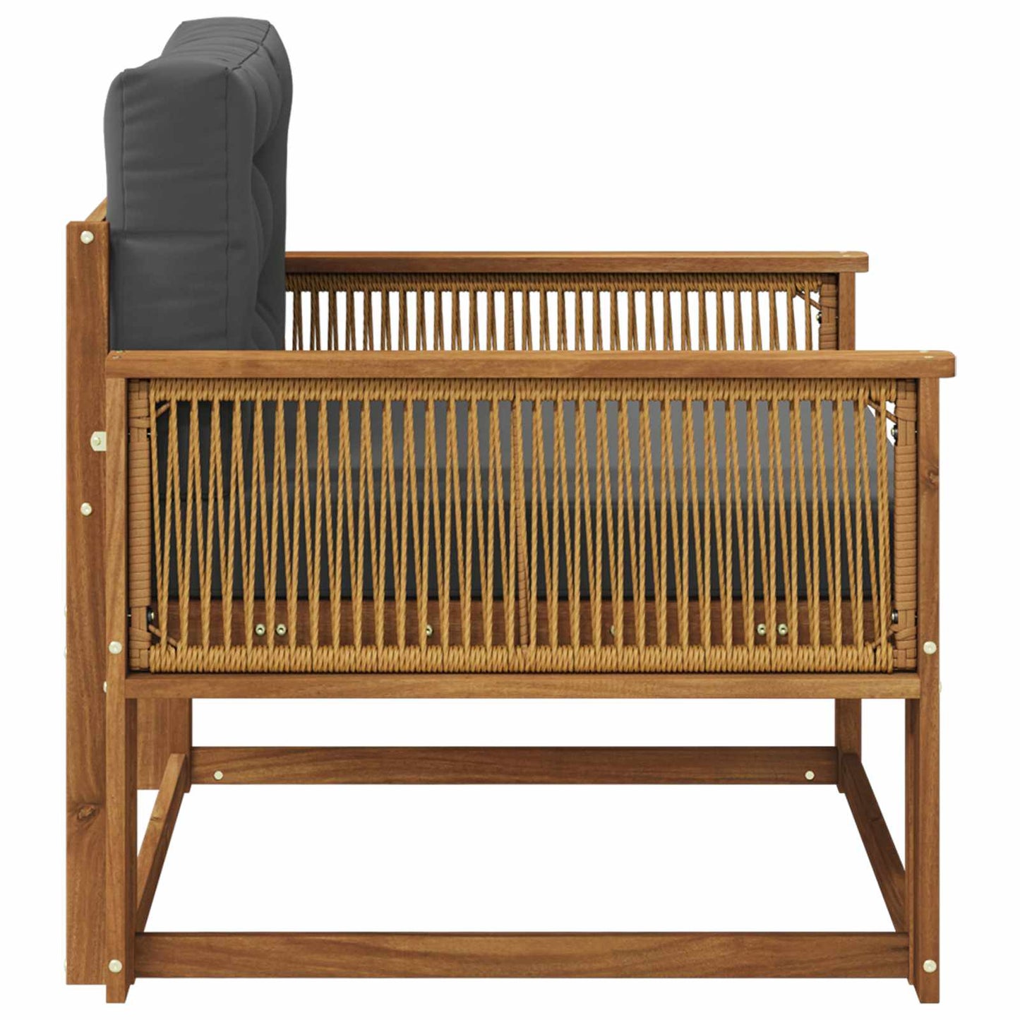 Udendørs Mellem Sofa Naturfarvet