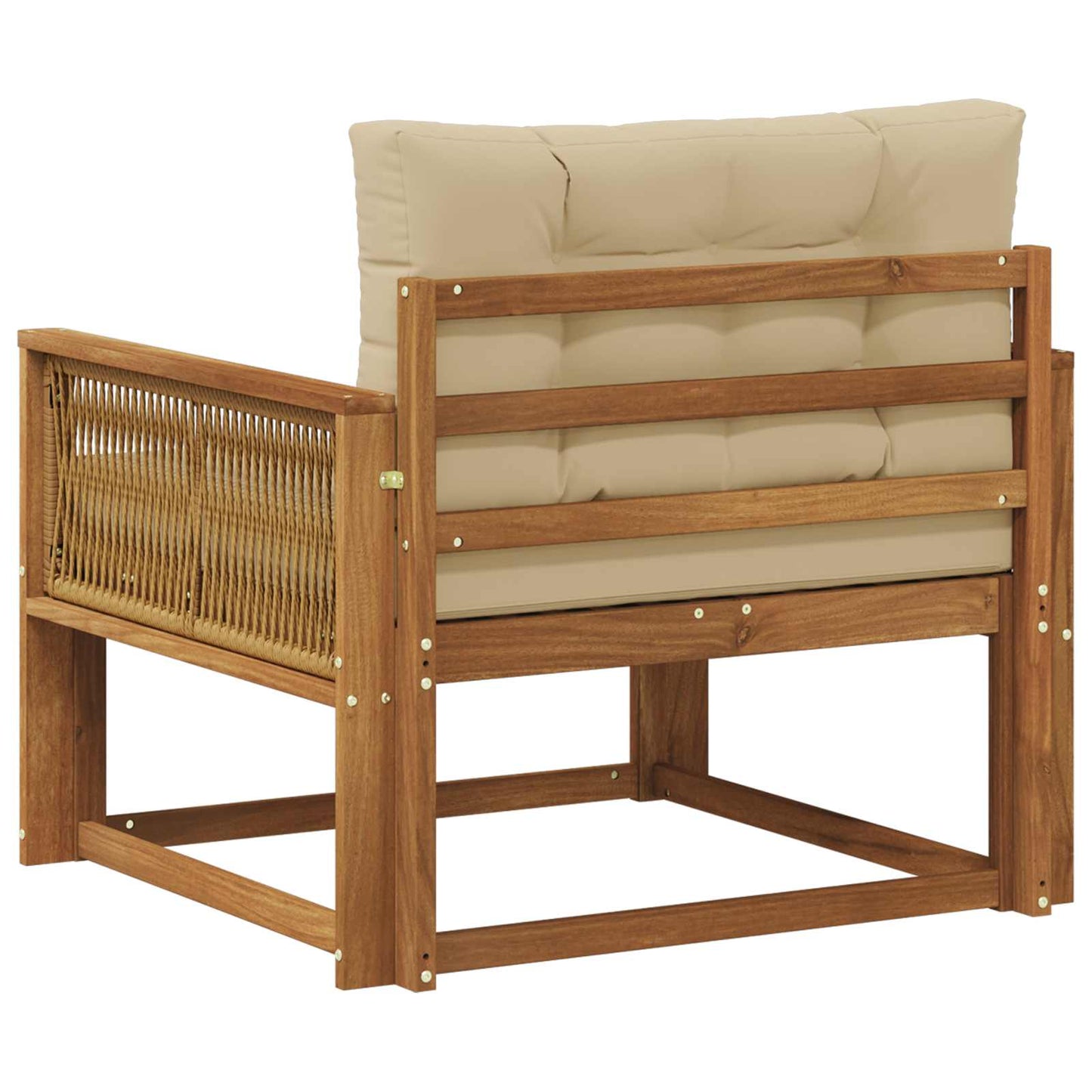 Udendørs Mellem Sofa Naturfarvet