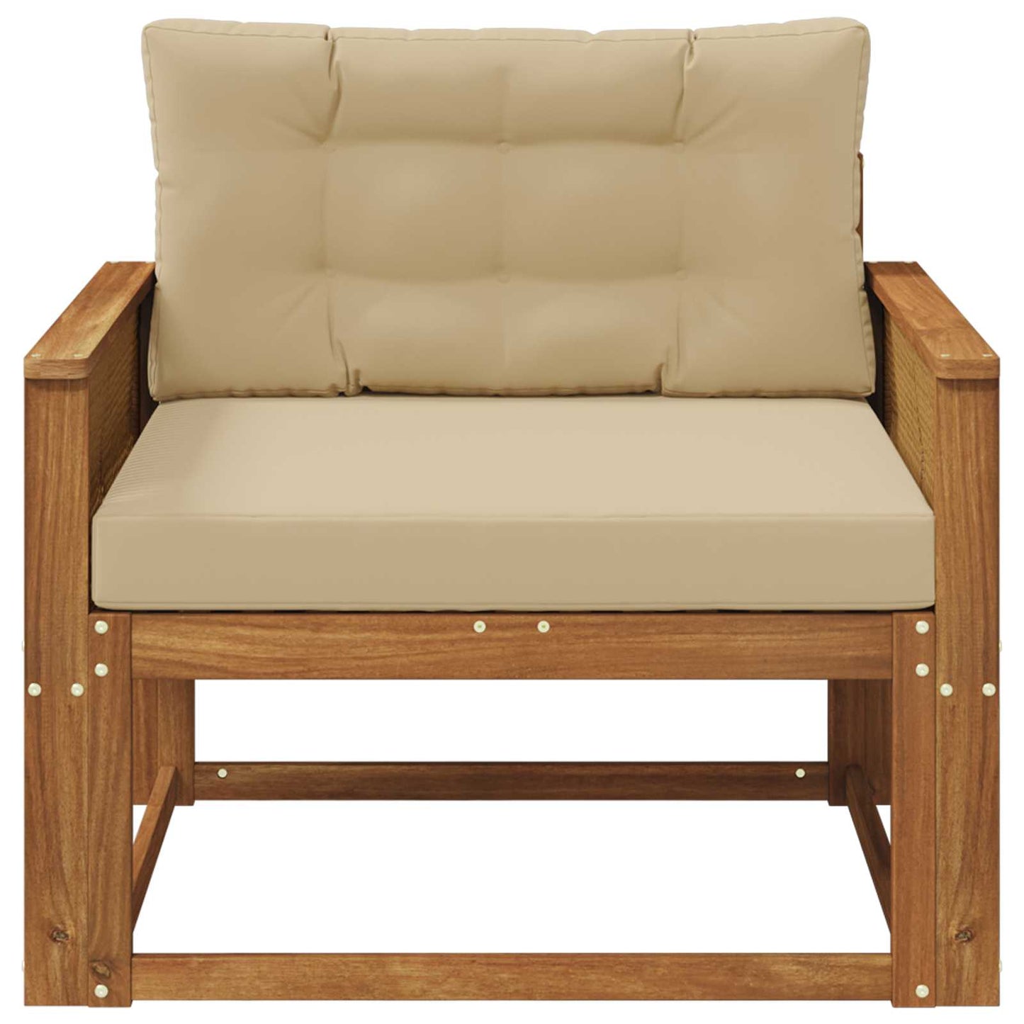 Udendørs Mellem Sofa Naturfarvet