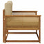 Udendørs Mellem Sofa Naturfarvet