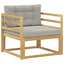 Udendørs Mellem Sofa Polyester Hvid