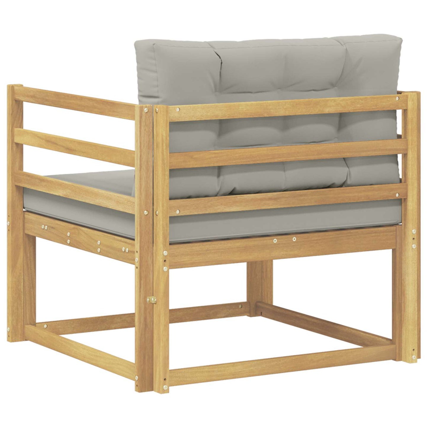 Udendørs Mellem Sofa Polyester Hvid