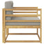 Udendørs Mellem Sofa Polyester Hvid