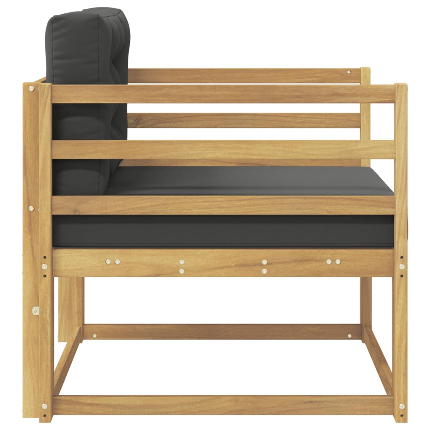 Udendørs Mellem Sofa Polyester Hvid