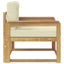 Udendørs Mellem Sofa Polyester Hvid