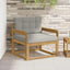 Udendørs Mellem Sofa Polyester Hvid