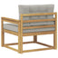 Udendørs Mellem Sofa Polyester Hvid