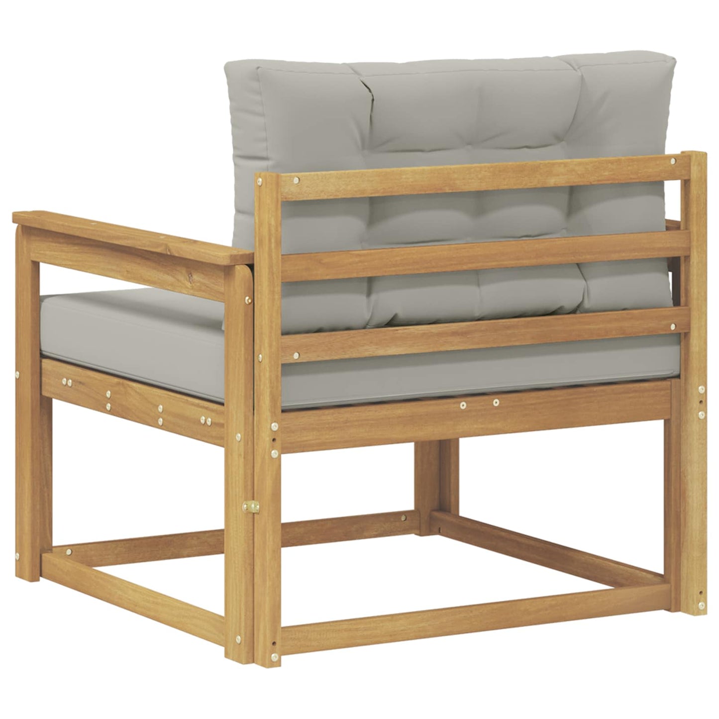 Udendørs Mellem Sofa Polyester Hvid
