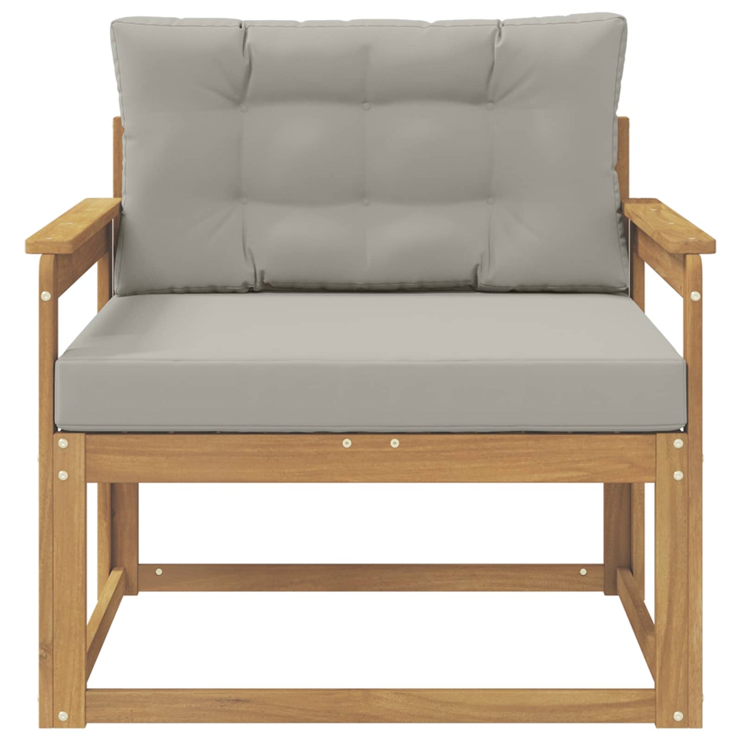 Udendørs Mellem Sofa Polyester Hvid