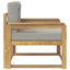 Udendørs Mellem Sofa Polyester Hvid