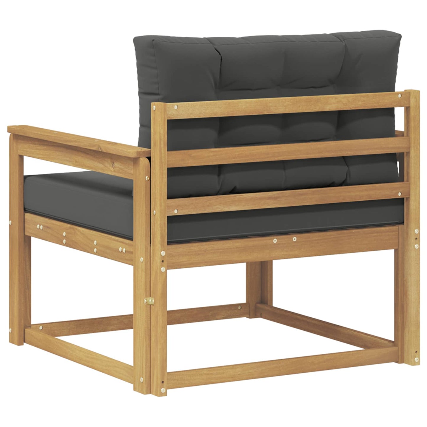 Udendørs Mellem Sofa Polyester Hvid