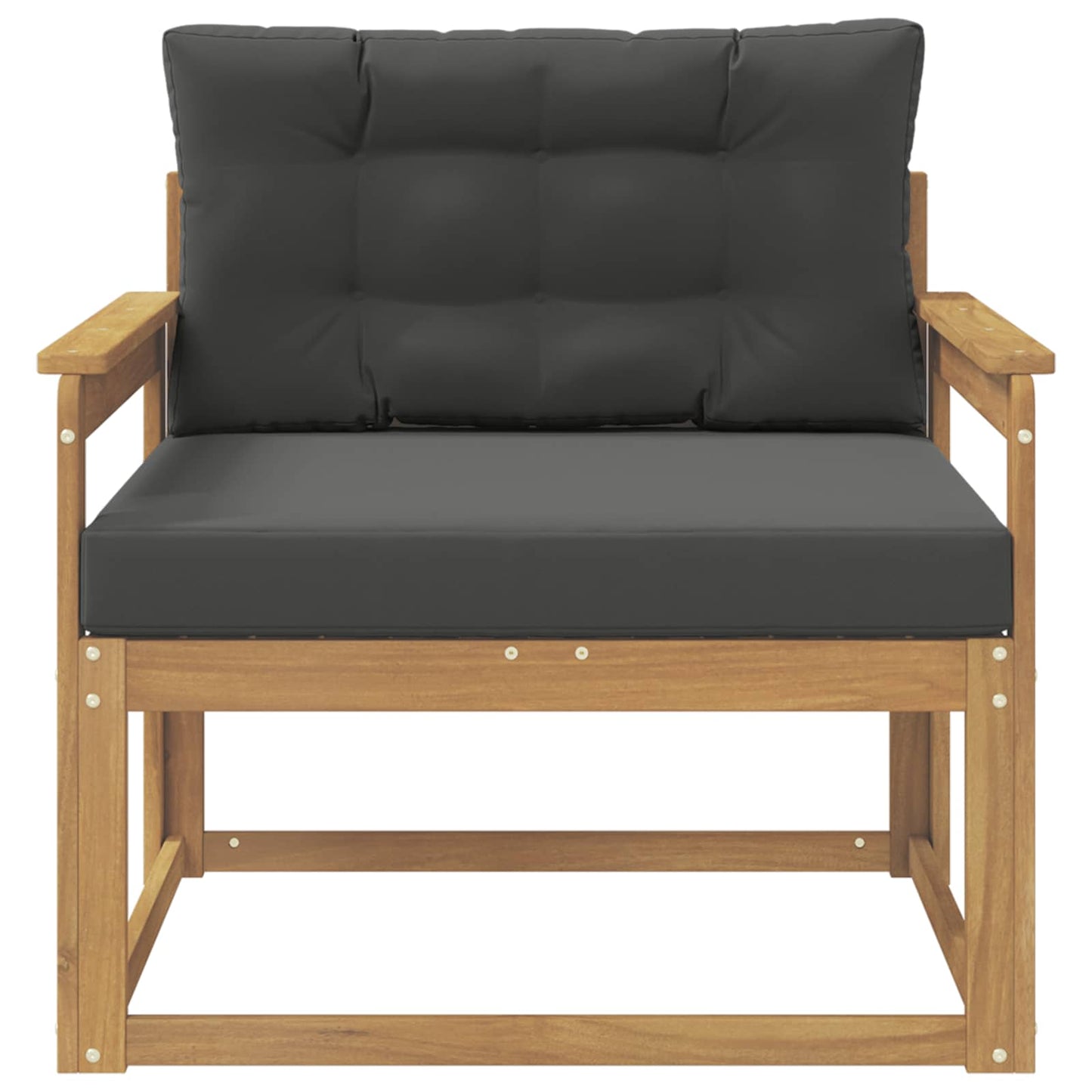 Udendørs Mellem Sofa Polyester Hvid