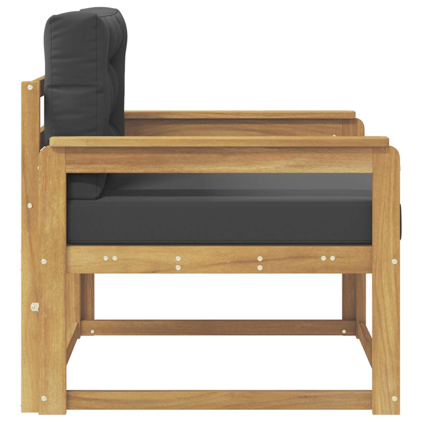 Udendørs Mellem Sofa Polyester Hvid