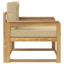 Udendørs Mellem Sofa Polyester Hvid