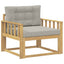 Udendørs Mellem Sofa Polyester Hvid