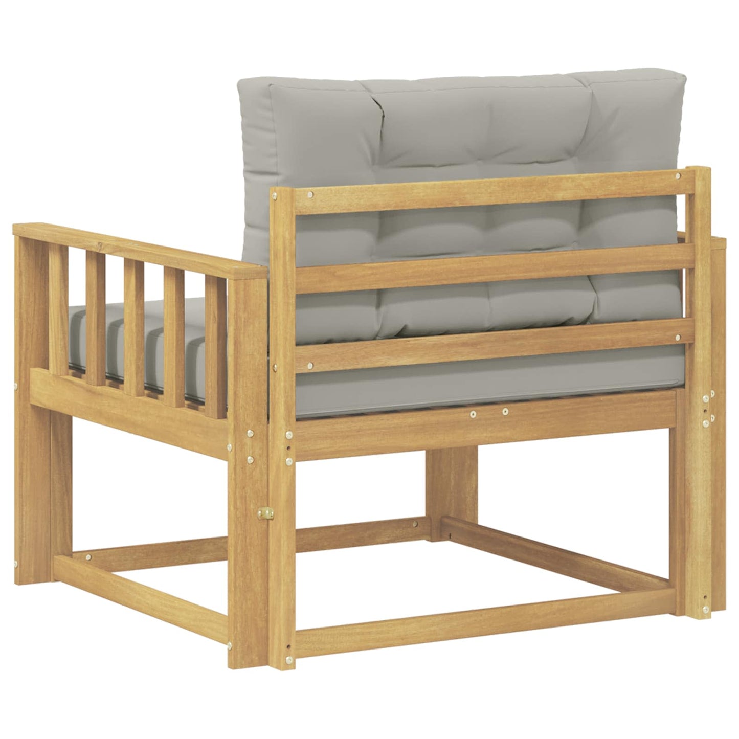 Udendørs Mellem Sofa Polyester Hvid