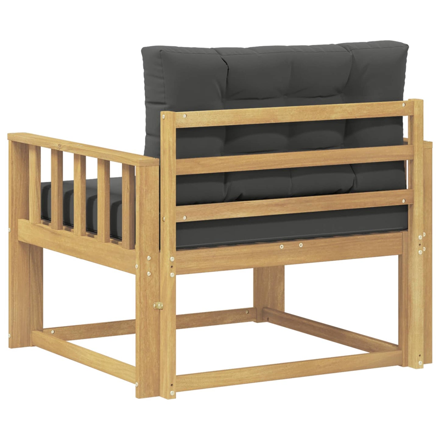 Udendørs Mellem Sofa Polyester Hvid
