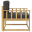 Udendørs Mellem Sofa Polyester Hvid
