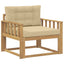 Udendørs Mellem Sofa Polyester Hvid