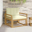 Udendørs Mellem Sofa Polyester Hvid
