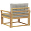Udendørs Mellem Sofa Polyester Hvid