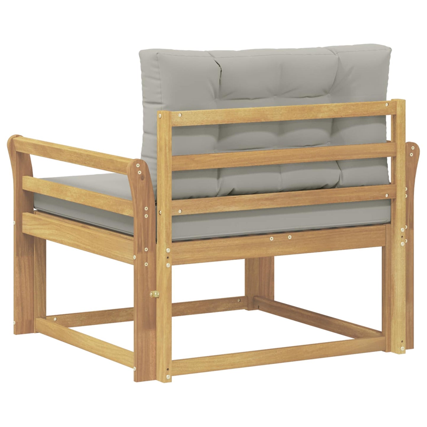 Udendørs Mellem Sofa Polyester Hvid