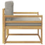 Udendørs Mellem Sofa Polyester Hvid