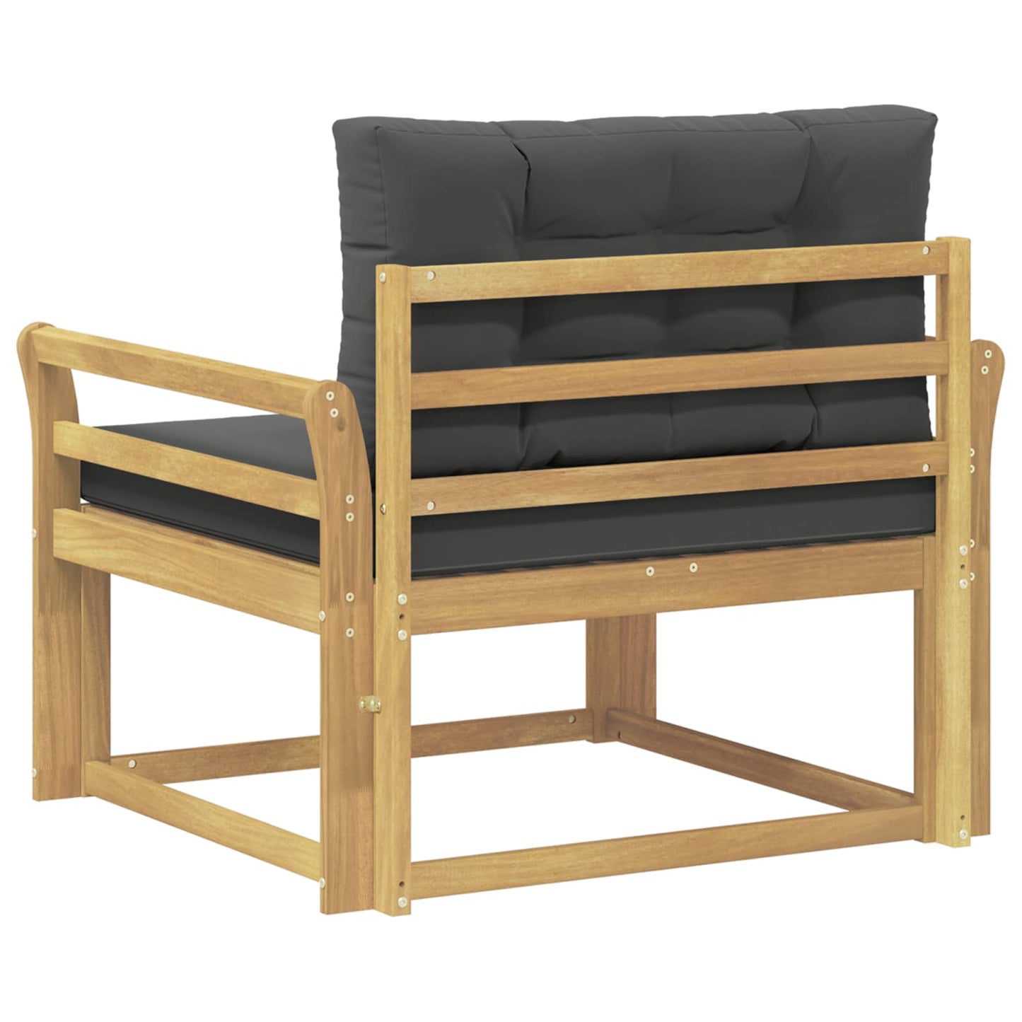 Udendørs Mellem Sofa Polyester Hvid